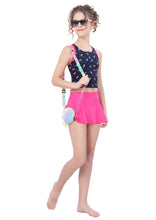 Load image into Gallery viewer, TANKINI WITH SKIRT AND INSIDE BOYLEG.
