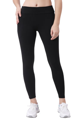 WOMEN PRINTED TRACK PANT WITH ZIP POCKET