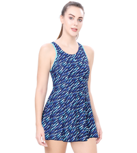 LACTRA RACER-BACK SWIMDRESS WITH BOYLEG