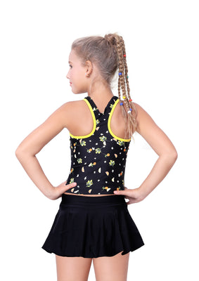 TANKINI WITH SKIRT AND INSIDE BOYLEG