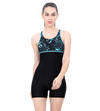 LACTRA RACERBACK LEGSUIT - Black