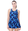 LACTRA RACER-BACK SWIMDRESS WITH BOYLEG