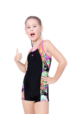 RACER-BACK SWIMMING LEGSUIT