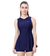 LACTRA WOMEN SWIMDRESS WITH BOYLEG - Navy