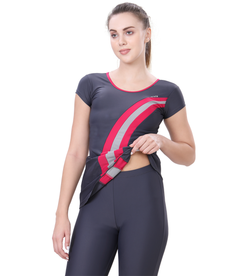 LACTRA 2 PICES KNEE LEG BODYSUIT WITH FULL LINING COVER