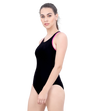 LACTRA V CUT RACERBACK SWIMSUIT - BLAK - Black