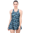 LACTRA RACER-BACK SWIMDRESS WITH BOYLEG