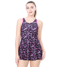 LACTRA RACER-BACK SWIMDRESS WITH BOYLEG