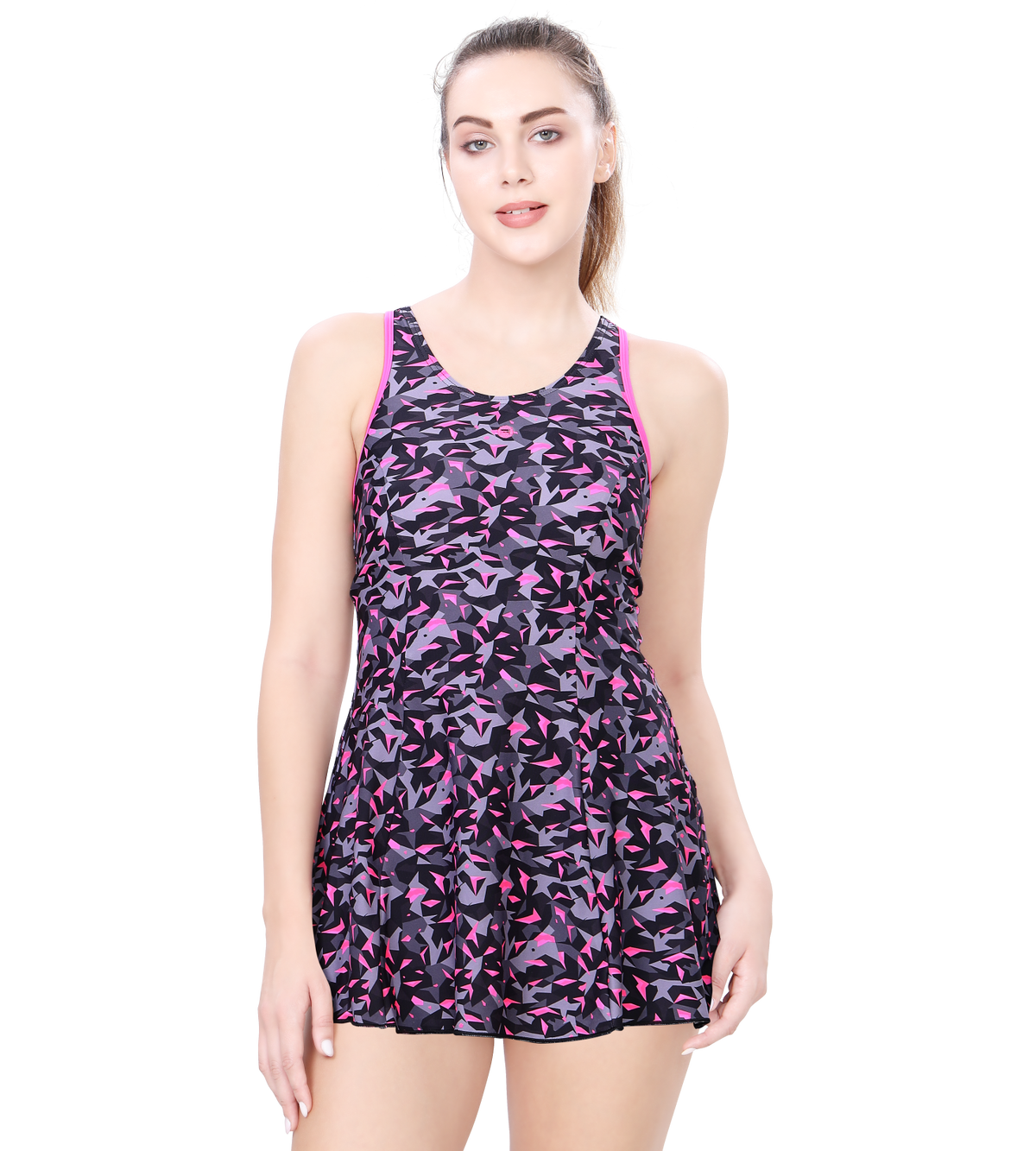 LACTRA RACER-BACK SWIMDRESS WITH BOYLEG