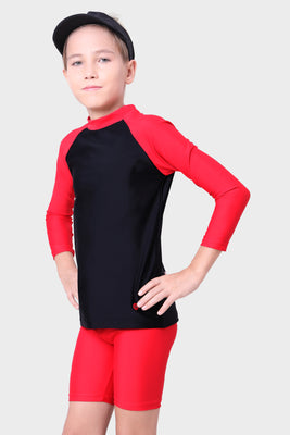 SUN-TOP FULL SLEEVES WITH CONTRAST