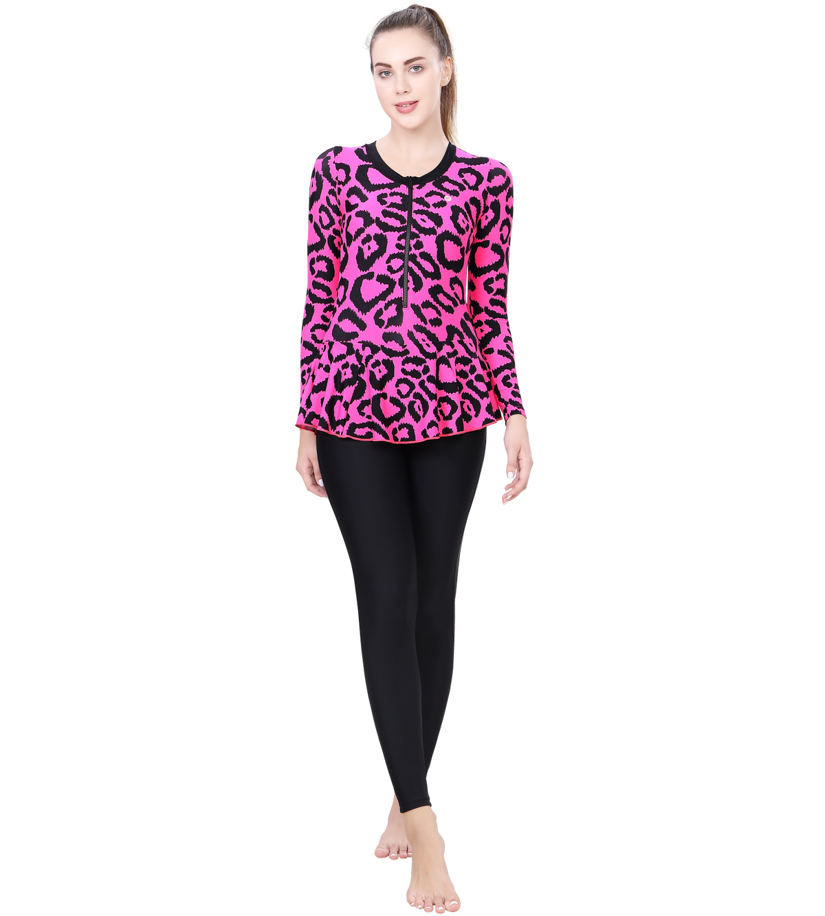 LACTRA FULL BODYSUIT FREEL WITH  FRONT ZIP
