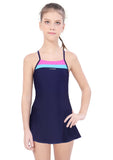 RACER- BACK SWIMDRESS(WITH BOYLEG)