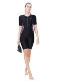 KNEE SUIT WITH FRONT ZIP