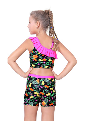 Printed two piece ( top and shorts )