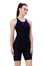 Load image into Gallery viewer, RACER-BACK SWIMDRESS WITH BOYLEG