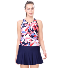 LACTRA TANKINI PRINTED TWO PIECE SWIMWEAR