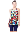 LACTRA RACER -BACK SWIMDRESS WITH BOYLEG - Printed