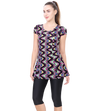 LACTRA U-BACK SWIMDRESS SLEEVE WITH CONTRAST KNEE LEG