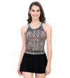 LACTRA TANKINI PRINTED TWO PIECE SWIMWEAR