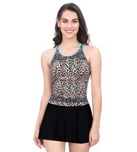 LACTRA TANKINI PRINTED TWO PIECE SWIMWEAR