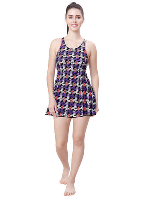 RACER-BACK SWIMDRESS (WITH BOYLEG)