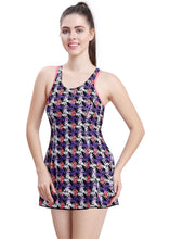 Load image into Gallery viewer, RACER-BACK SWIMDRESS (WITH BOYLEG)