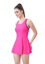 Load image into Gallery viewer, RACER BACK SWIMDRESS WITH BOYLEG