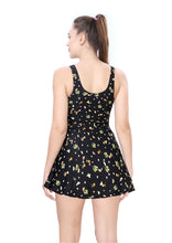 Load image into Gallery viewer, U-BACK SWIMDRESS (ALL OVER PRITEND WITH BOYLEG)