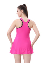 Load image into Gallery viewer, RACER BACK SWIMDRESS WITH BOYLEG