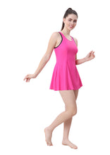 Load image into Gallery viewer, RACER BACK SWIMDRESS WITH BOYLEG