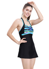 Load image into Gallery viewer, U-BACK SWIMDRESS ( WITH BOYLEG)