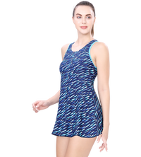 LACTRA RACER-BACK SWIMDRESS WITH BOYLEG