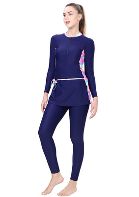 Printed full bodysuit (free with front zip )