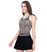 LACTRA TANKINI PRINTED TWO PIECE SWIMWEAR