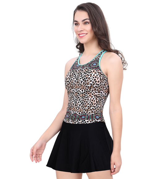 LACTRA TANKINI PRINTED TWO PIECE SWIMWEAR