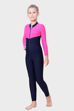 Load image into Gallery viewer, CONTRAST PANEL FULL SLEEVES ALL IN ONE  SUIT