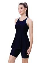 Load image into Gallery viewer, RACER-BACK SWIMDRESS WITH BOYLEG