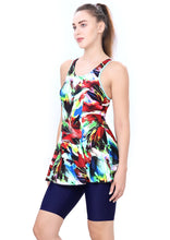 Load image into Gallery viewer, Racer-Back Swimdress (with Boy-leg)