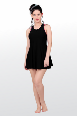 RACER BACK SWIMDRESS WITH BOYLEG