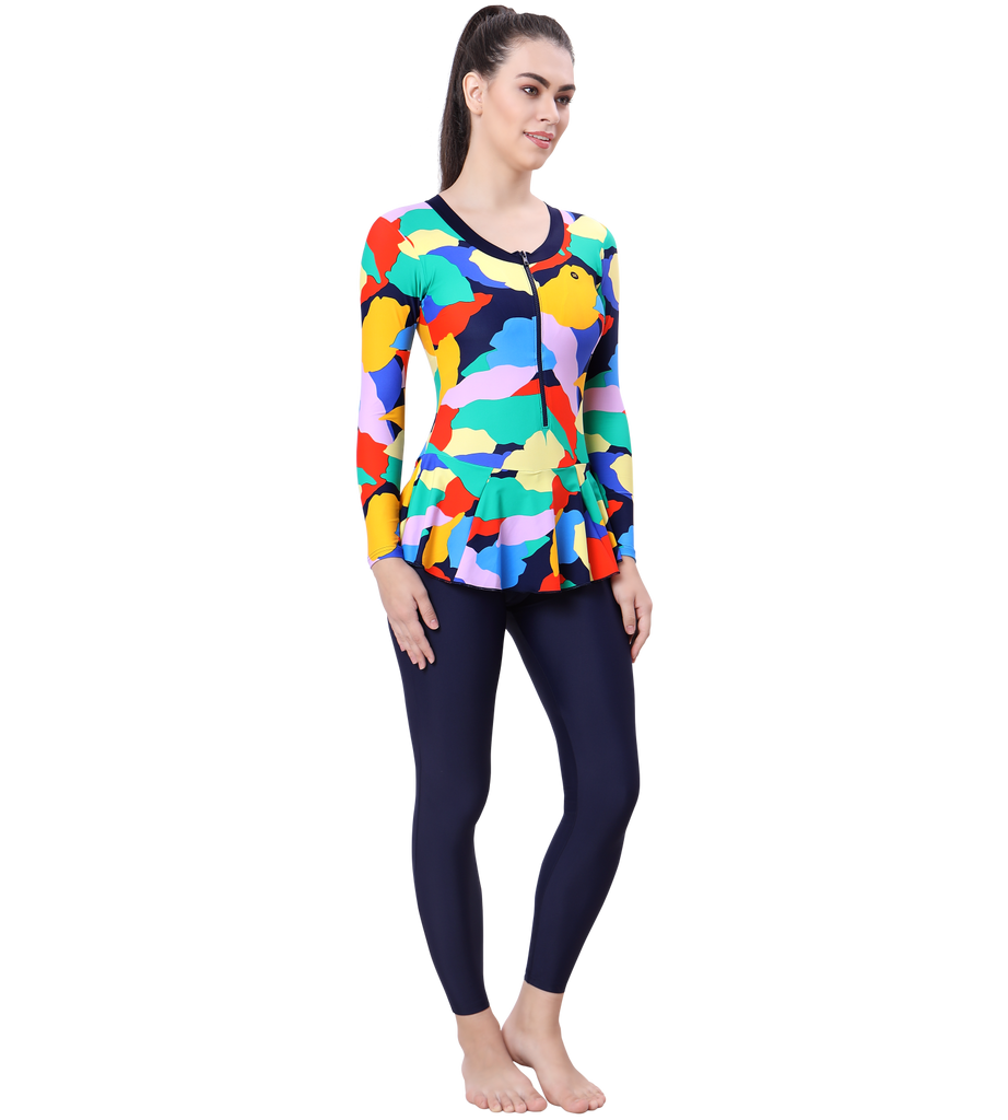 LACTRA FULL BODYSUIT FREEL WITH  FRONT ZIP