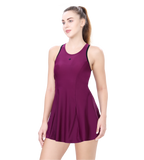 LACTRA RACER BACK SWIMDRESS WITH BOYLEG
