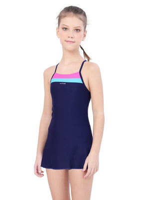 RACER- BACK SWIMDRESS(WITH BOYLEG)