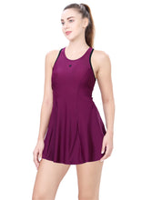 Load image into Gallery viewer, RACER BACK SWIMDRESS WITH BOYLEG