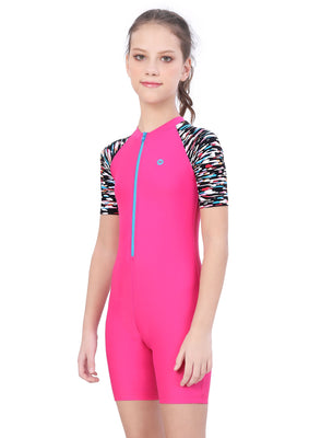 PRINTED HALF SLEEVES SUIT.