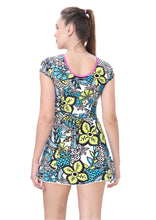 Load image into Gallery viewer, U-BACK SWIMDRESS (SLEEVE WITH BOYLEG)