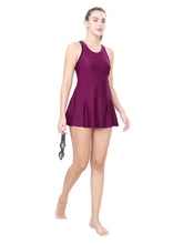 Load image into Gallery viewer, RACER BACK SWIMDRESS WITH BOYLEG