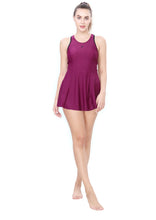 Load image into Gallery viewer, RACER BACK SWIMDRESS WITH BOYLEG