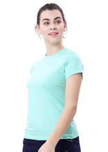 Load image into Gallery viewer, FEMALE SRIPED ROUND NECK T SHIRT