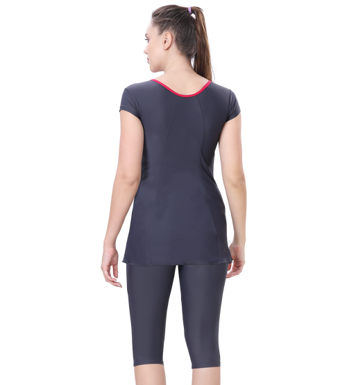 LACTRA 2 PICES KNEE LEG BODYSUIT WITH FULL LINING COVER