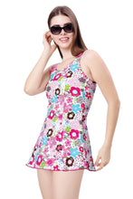 Load image into Gallery viewer, U-BACK SWIMDRESS (ALL OVER PRITEND WITH BOYLEG)